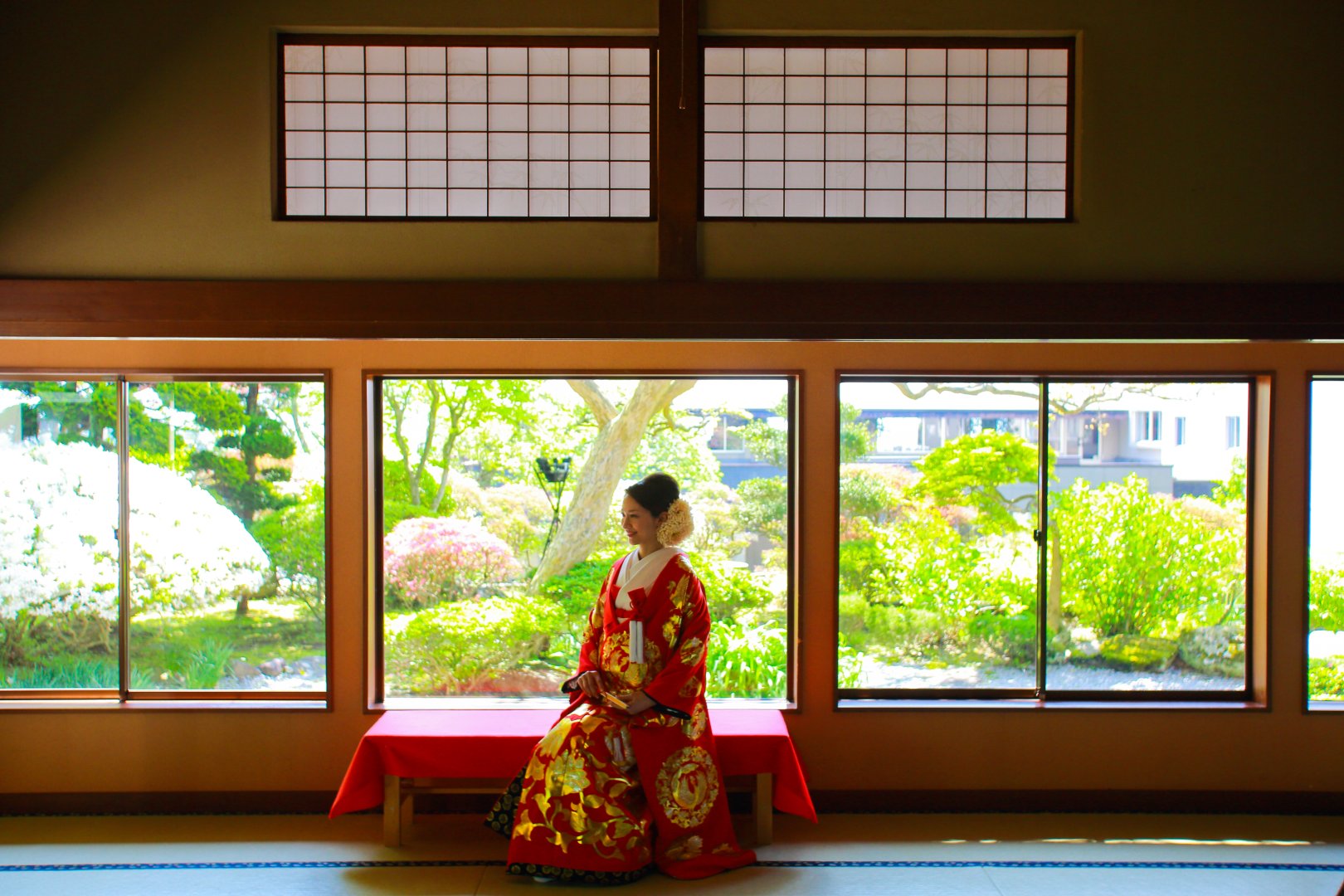中尊寺_和装結婚式の様子７