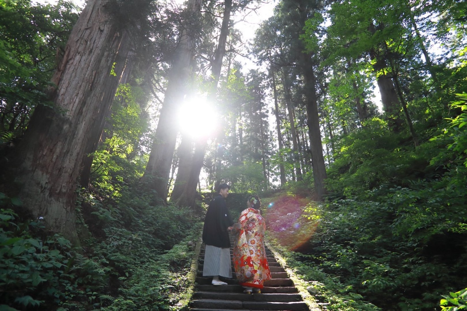 出羽三山神社_和装結婚式の様子６