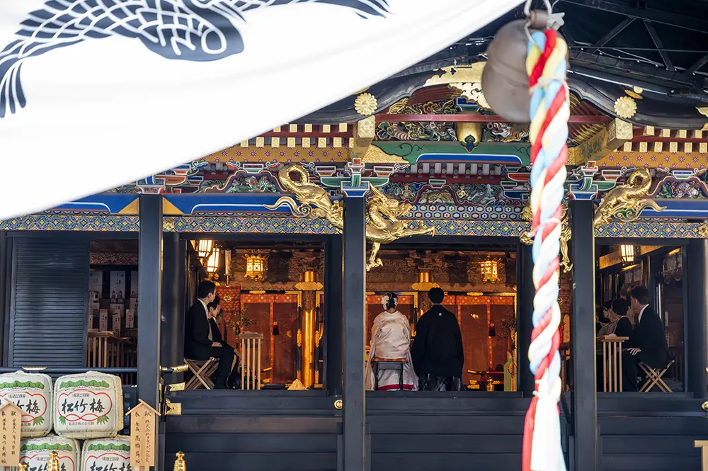 大崎八幡宮_和装結婚式の様子3