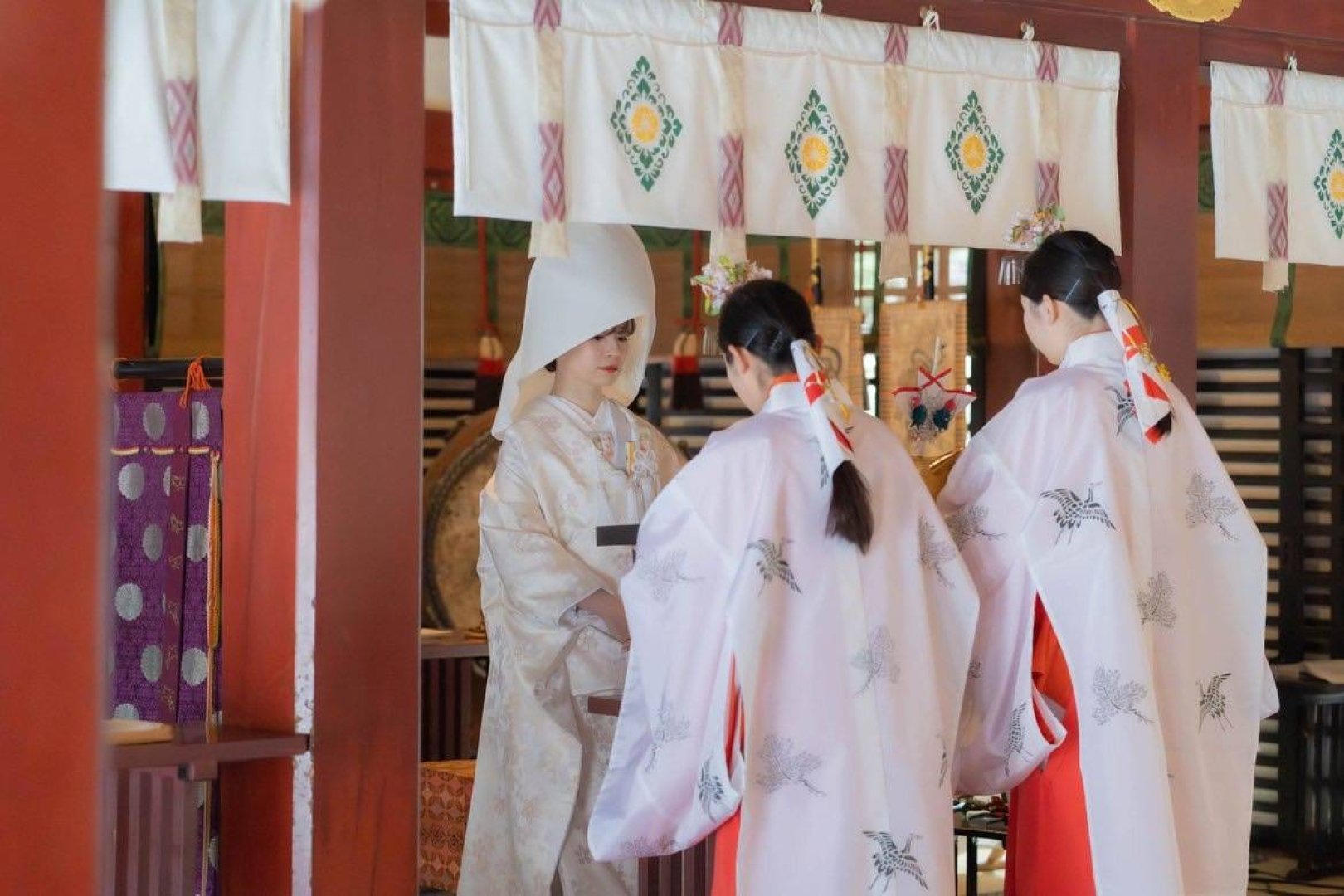 鹽竈神社_和装結婚式の様子４