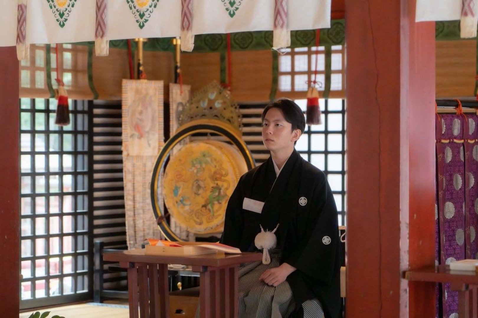 鹽竈神社_和装結婚式の様子６