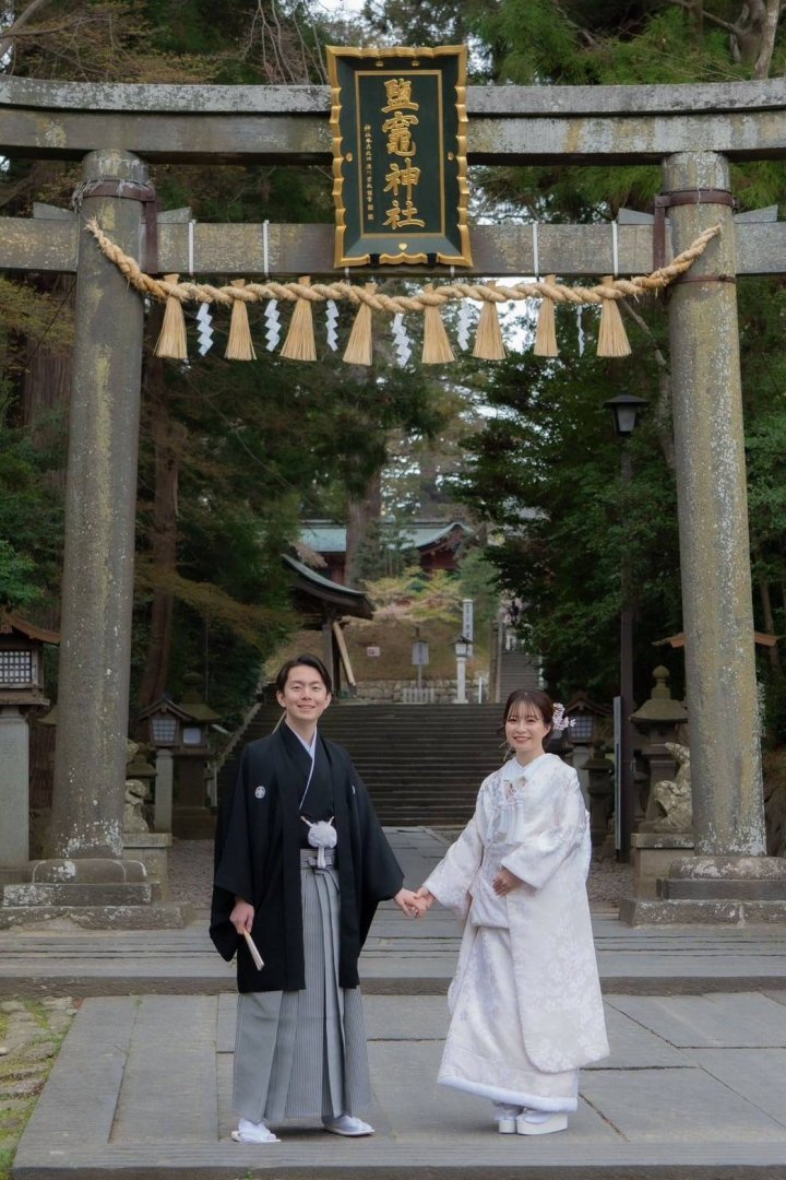 鹽竈神社_和装結婚式の様子８