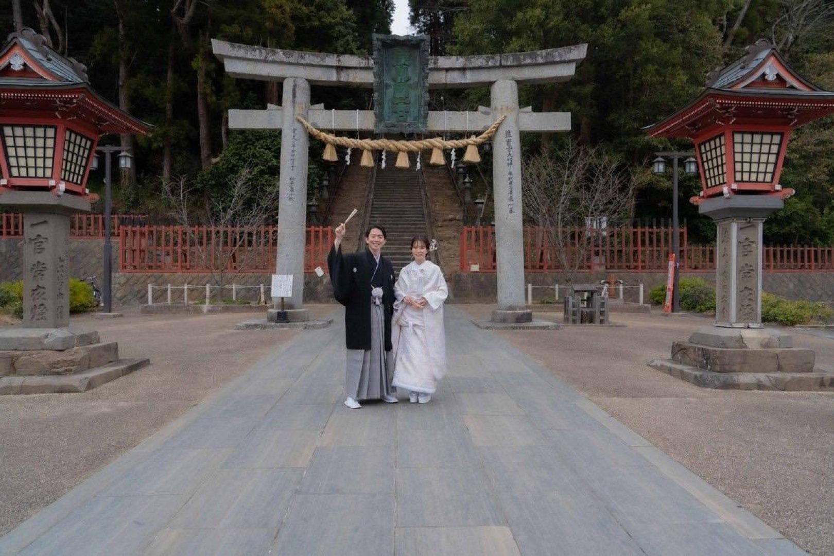 鹽竈神社_和装結婚式の様子９