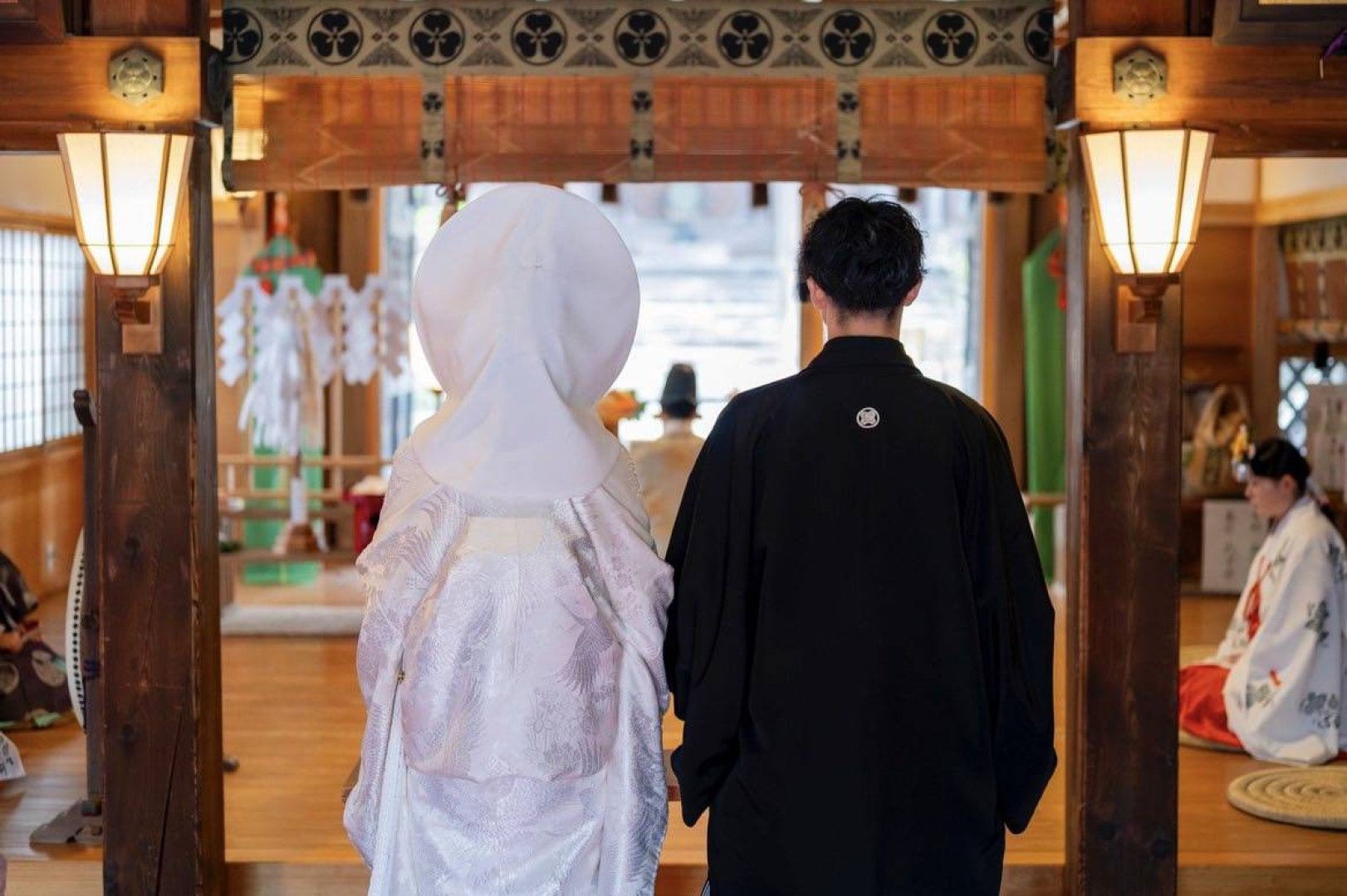 荘内神社_和装結婚式の様子６