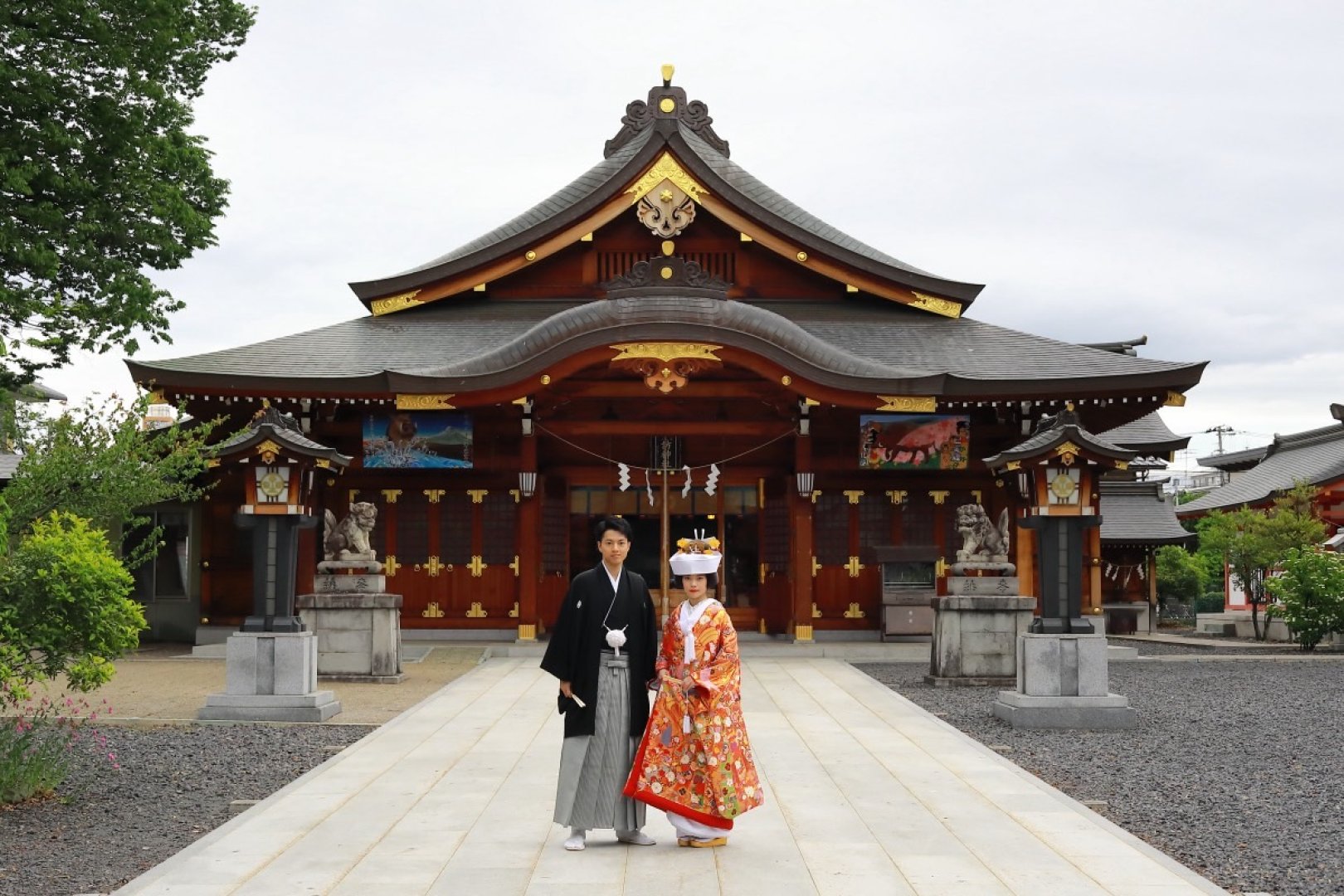諏訪神社_和装結婚式の様子２