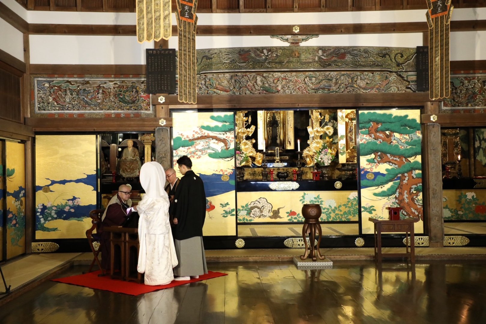 瑞巌寺_和装結婚式の様子４