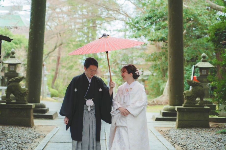 塩竈神社新郎新婦