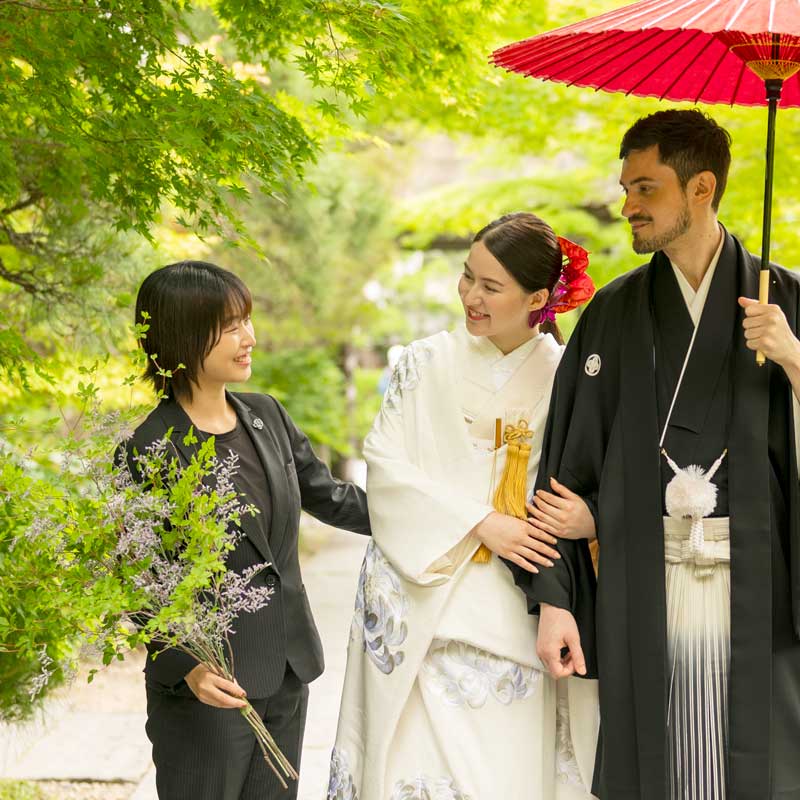 Planner and Bride and Groom