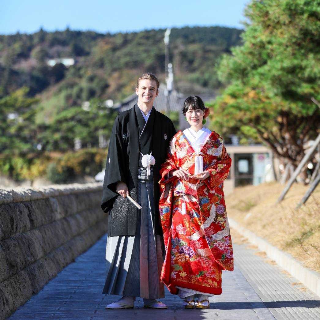 Bride and Groom, Tsutsuka Tenmangu Shrine